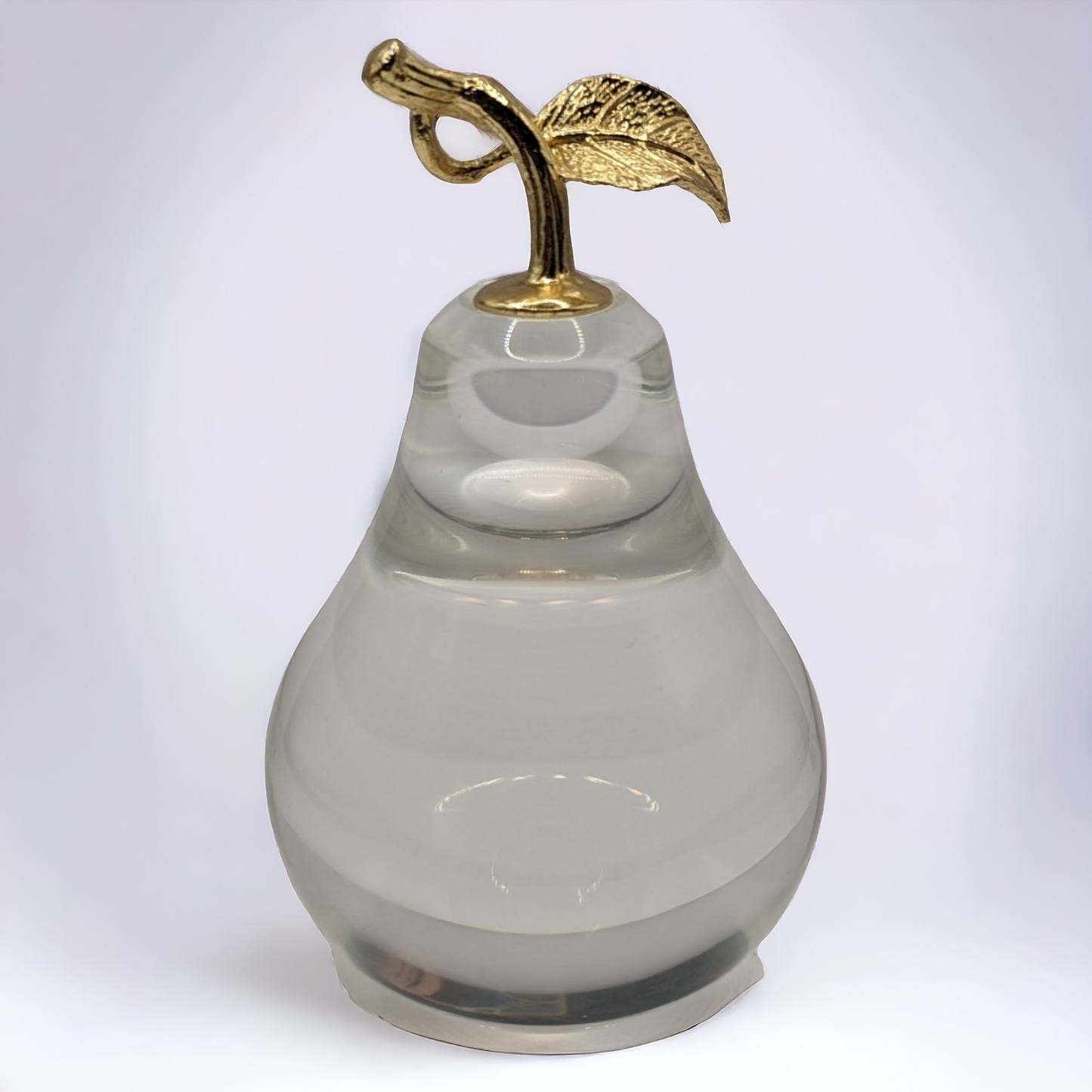 Laura Ashley Glass Pear Paperweight