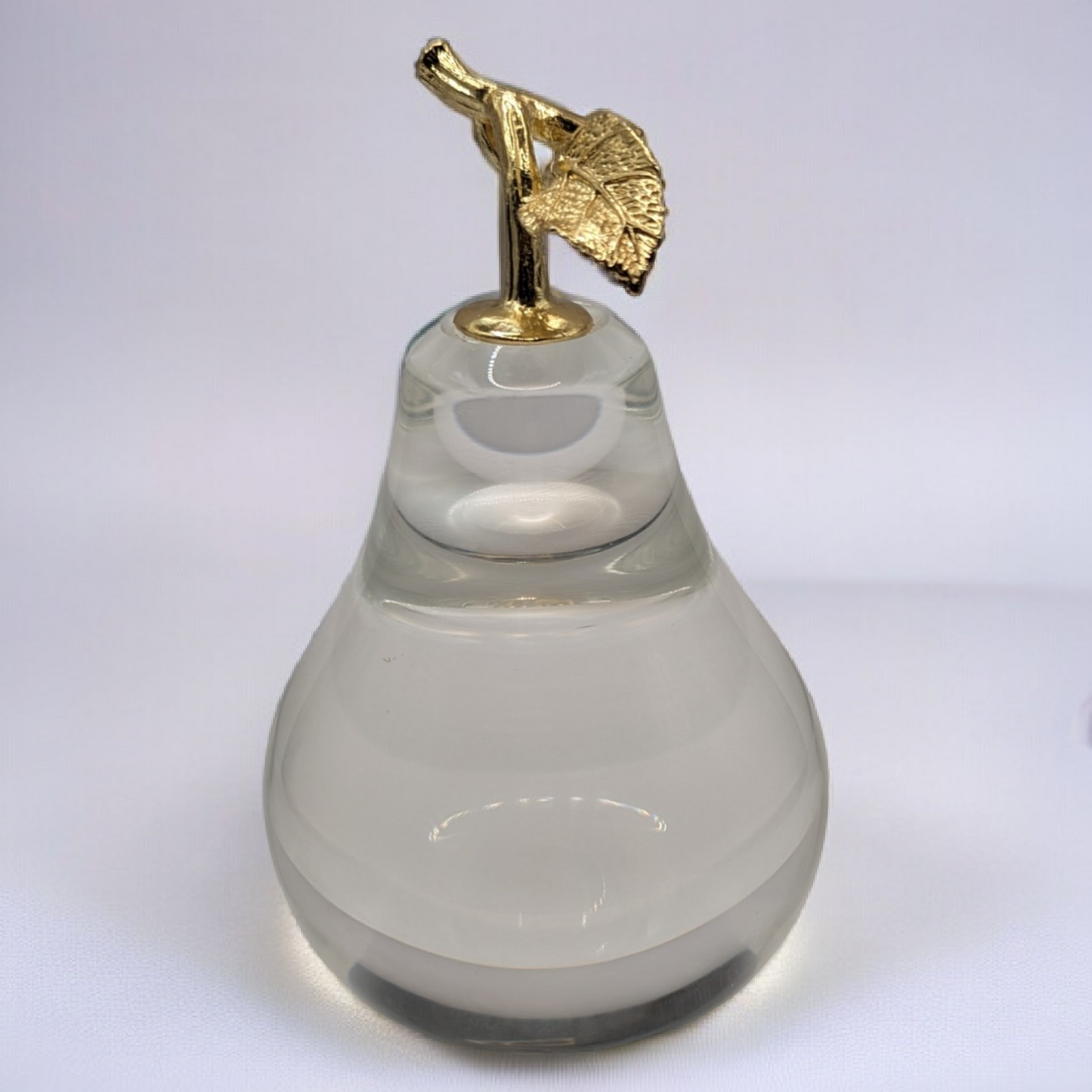 Laura Ashley Glass Pear Paperweight