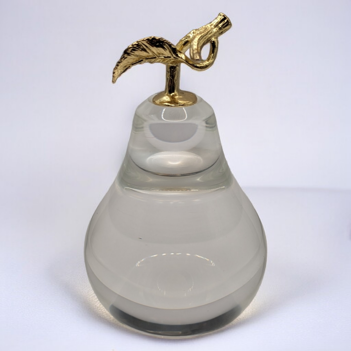 Laura Ashley Glass Pear Paperweight