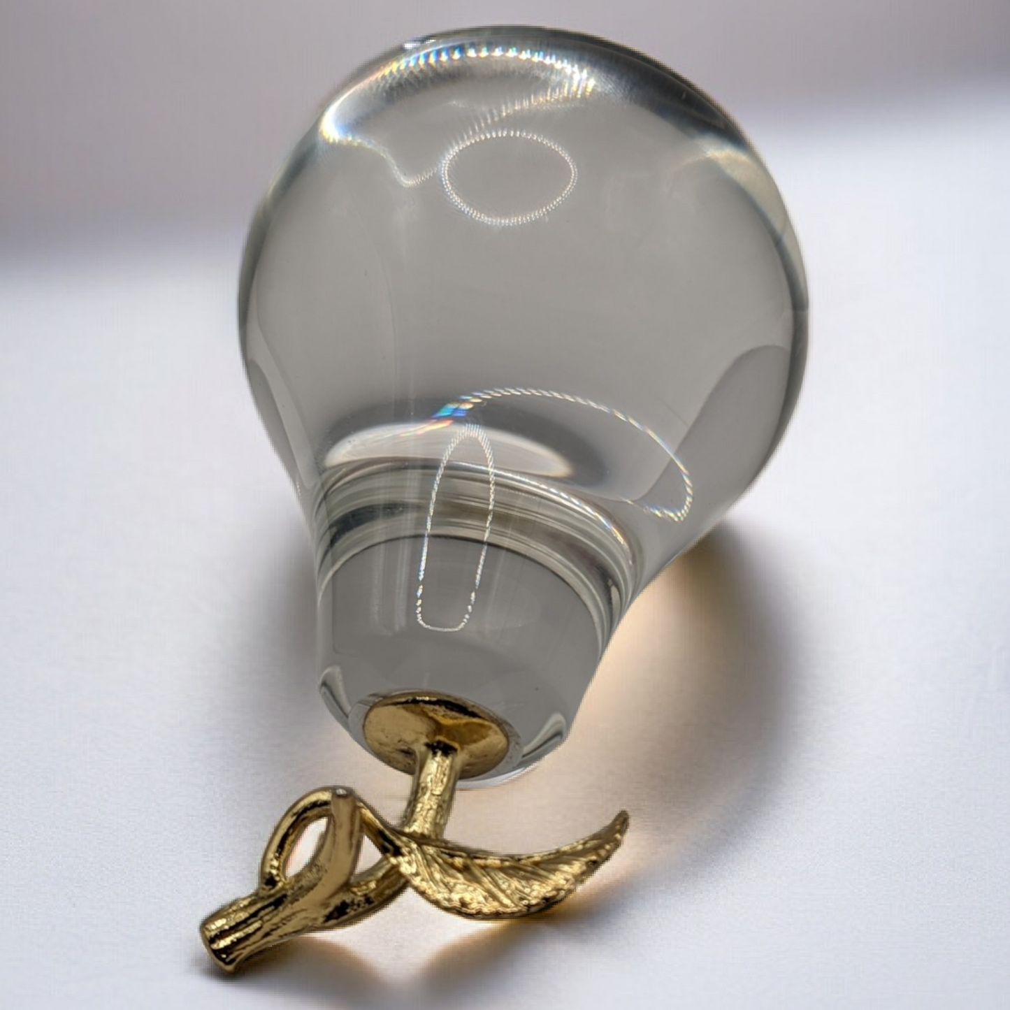Laura Ashley Glass Pear Paperweight