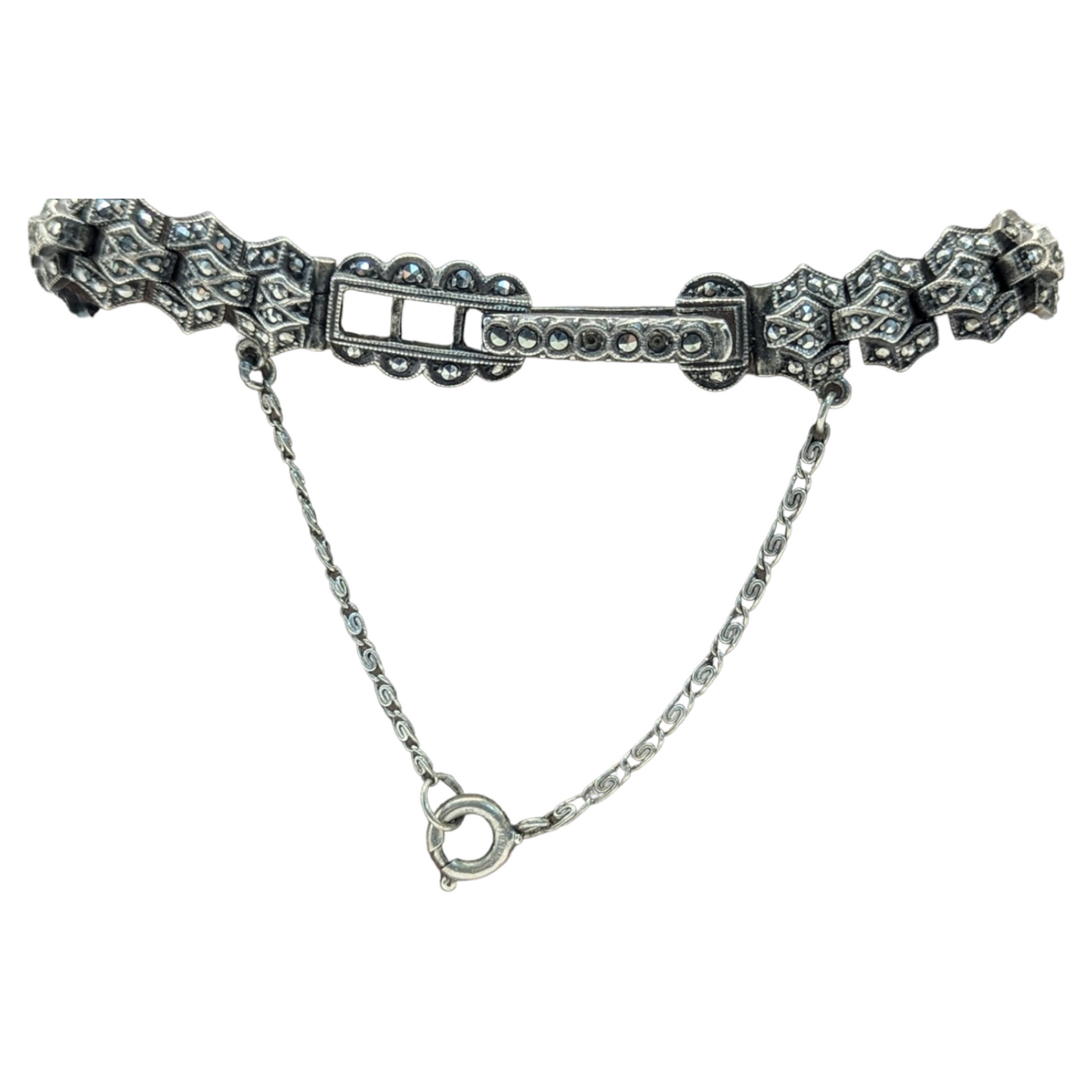 Vintage Ladies' Art Nouveau Marcasite Watch - Precimax 15 Jewels