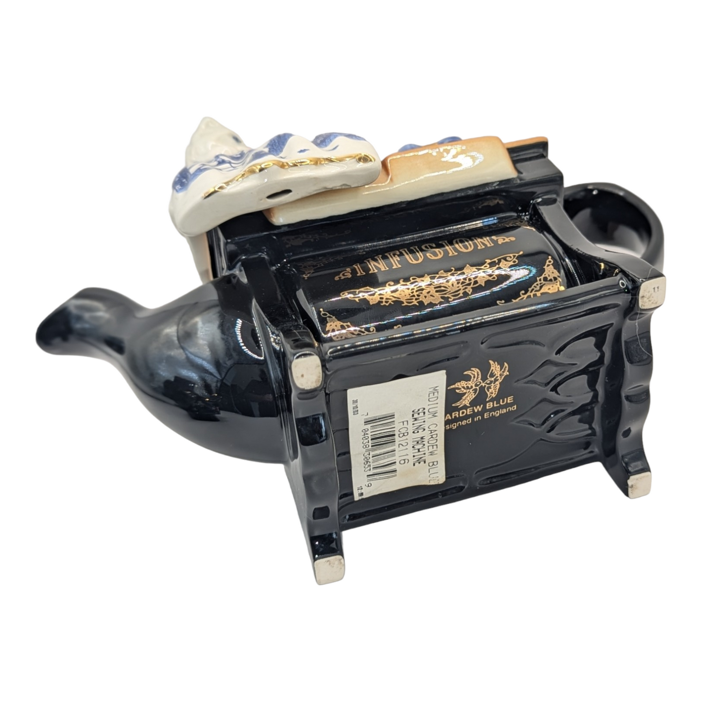 Vintage Sewing Machine Teapot by Paul Cardew