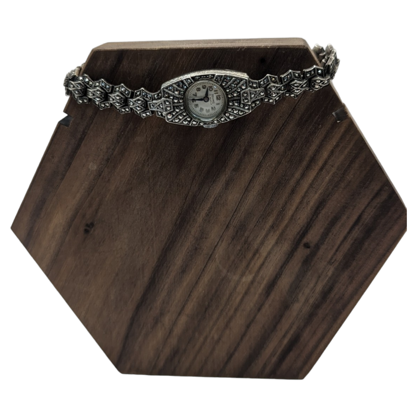 Vintage Ladies' Art Nouveau Marcasite Watch - Precimax 15 Jewels