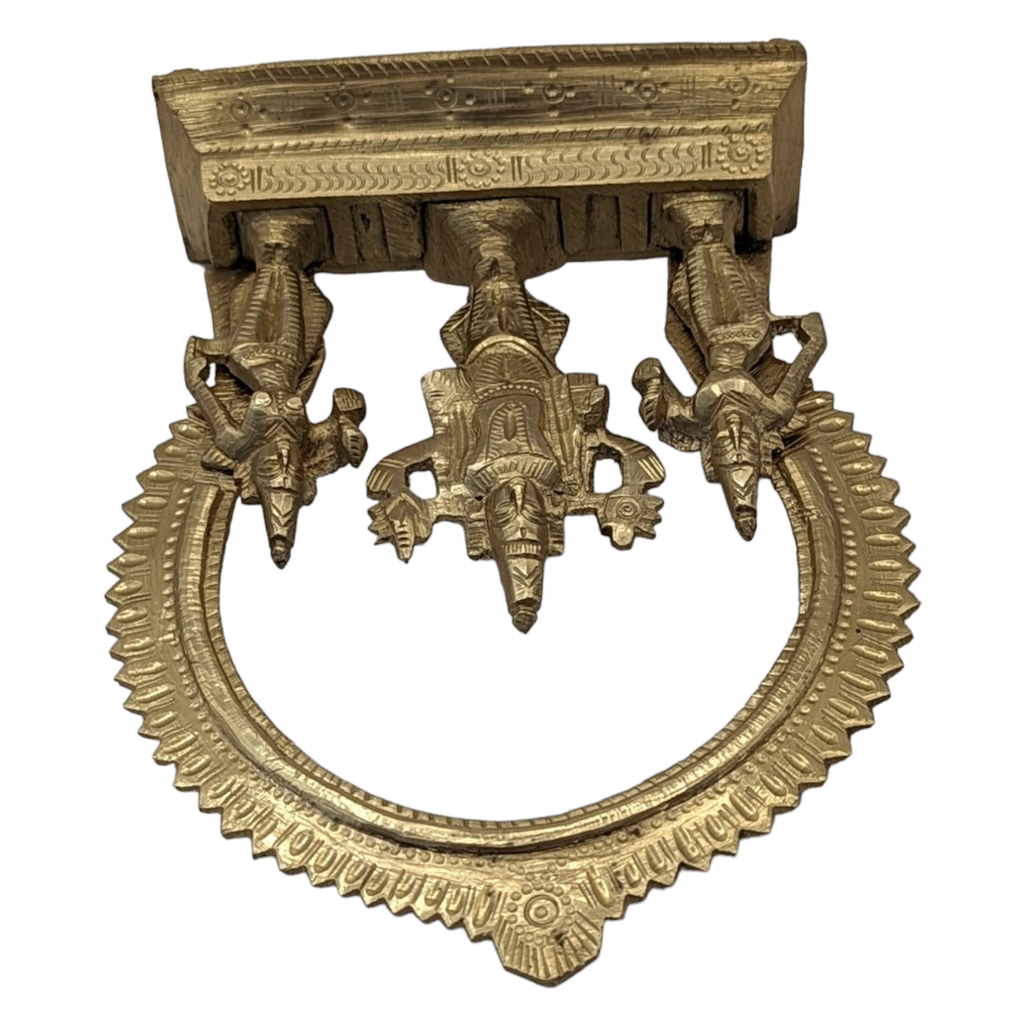 Vintage South Indian Hindu God Thirupathi Venkateswara Brass Statue