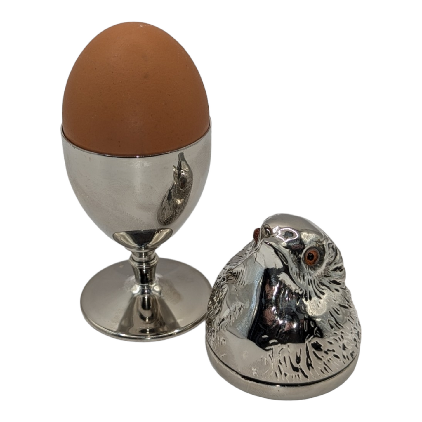 Antique Silver Plated Egg Warmer